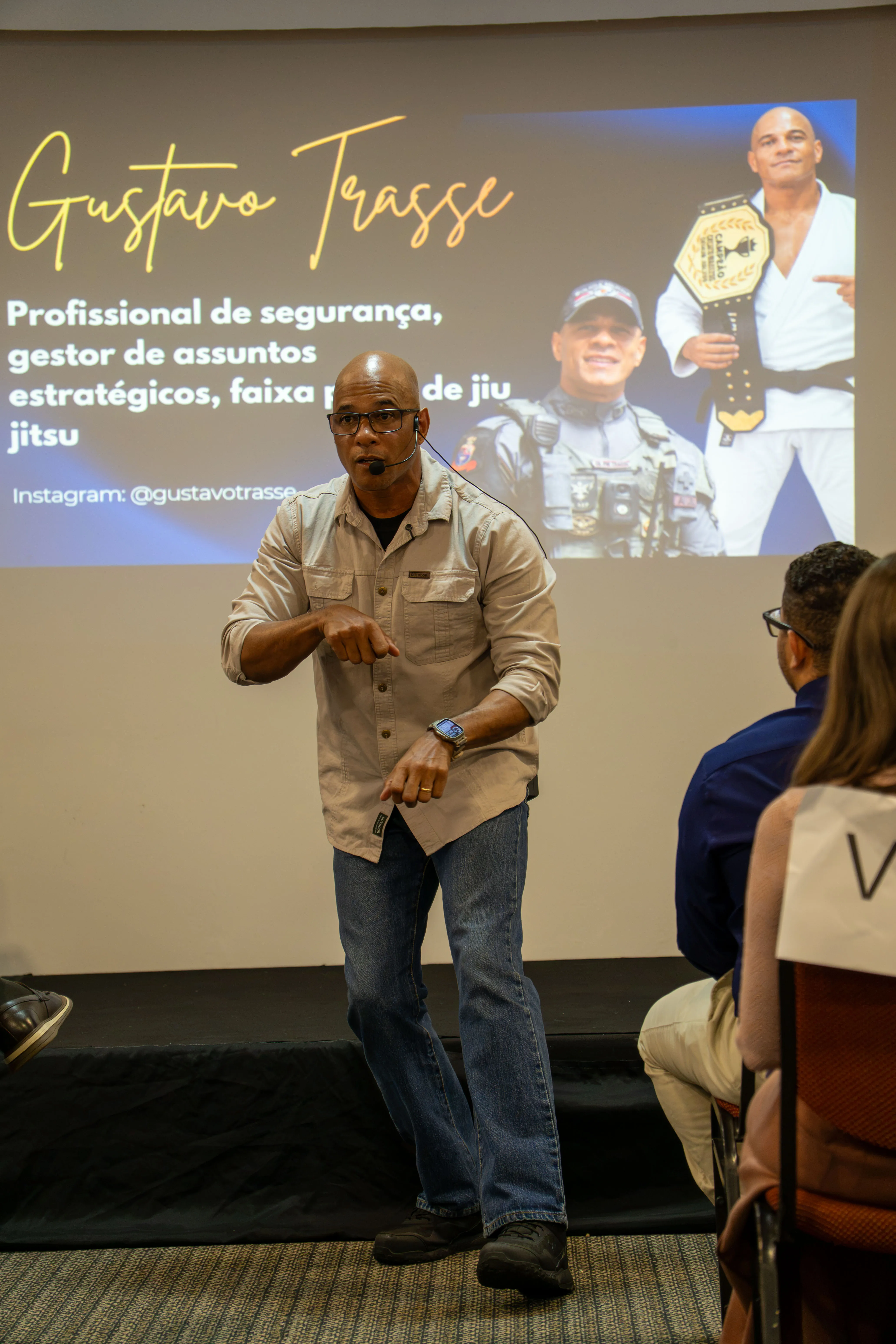 Participante atravessando o momento mais intenso do RAROS